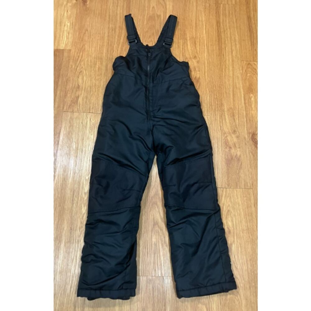 All in Motion Girl Snow Waterproof Overall Bibs Black Size M